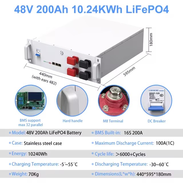 48V-200Ah-Powerwall-10KW-LiFePO4-Battery (8)